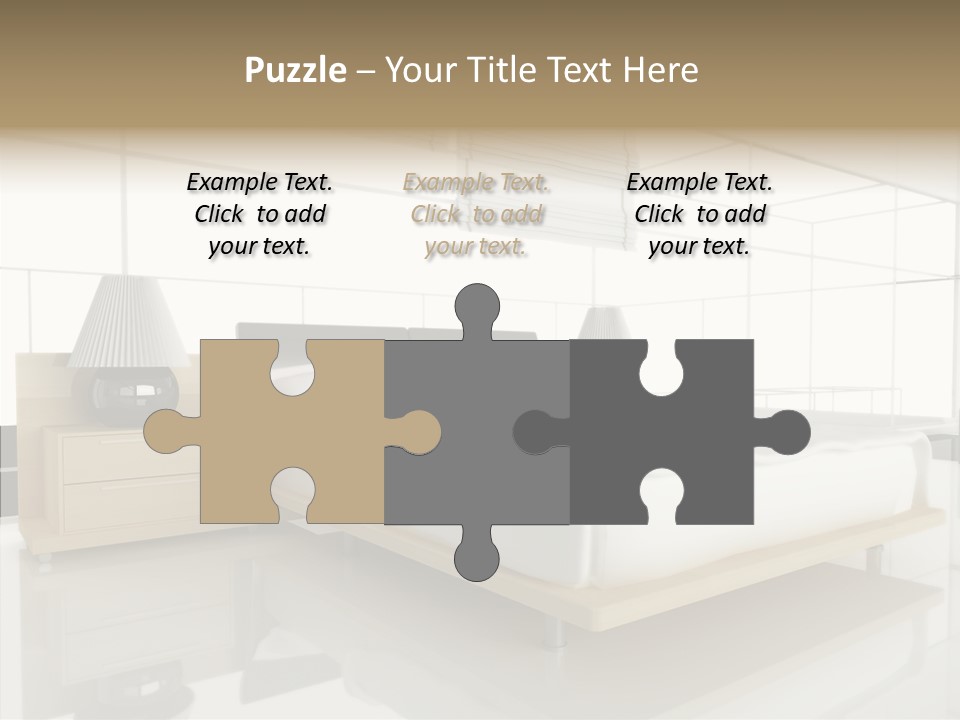 Beds Lights Morning PowerPoint Template