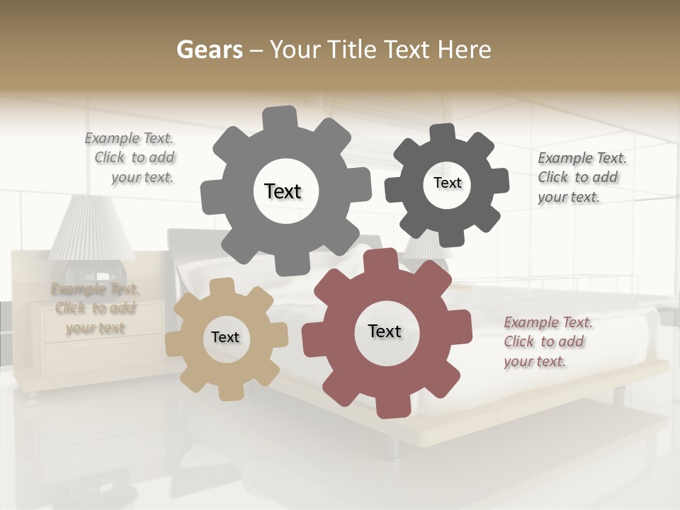 Beds Lights Morning PowerPoint Template