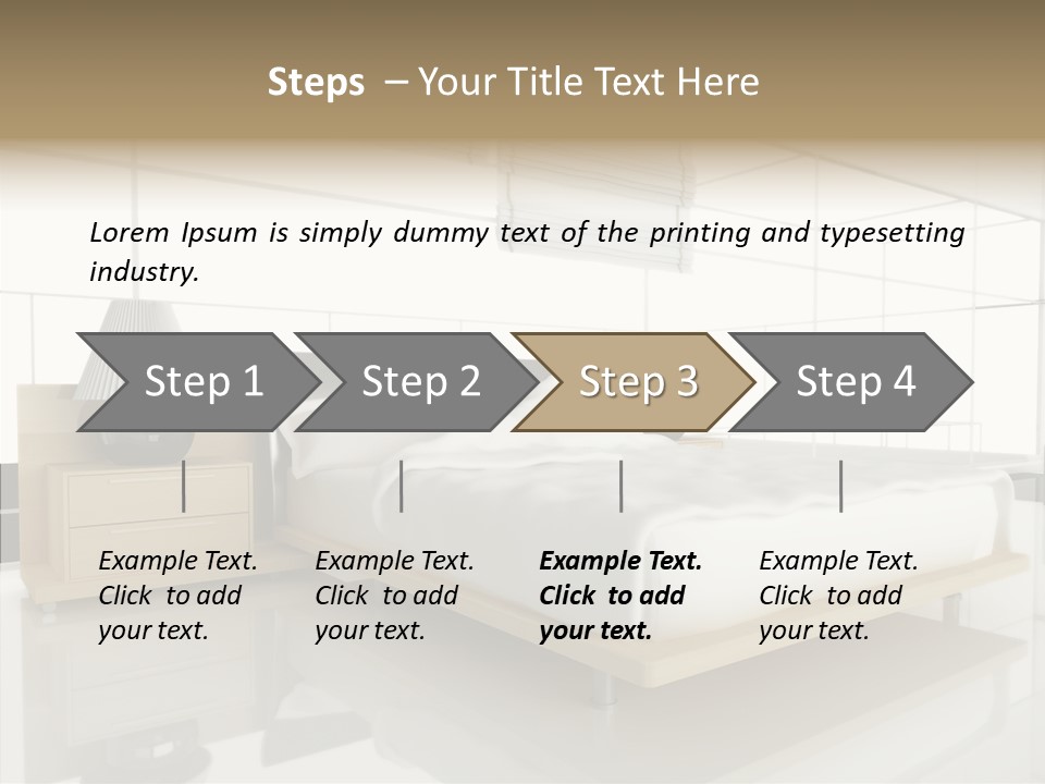Beds Lights Morning PowerPoint Template