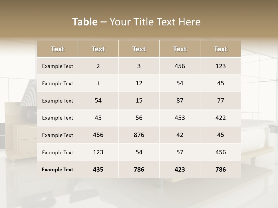 Beds Lights Morning PowerPoint Template
