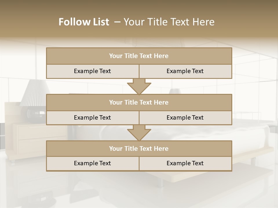 Beds Lights Morning PowerPoint Template