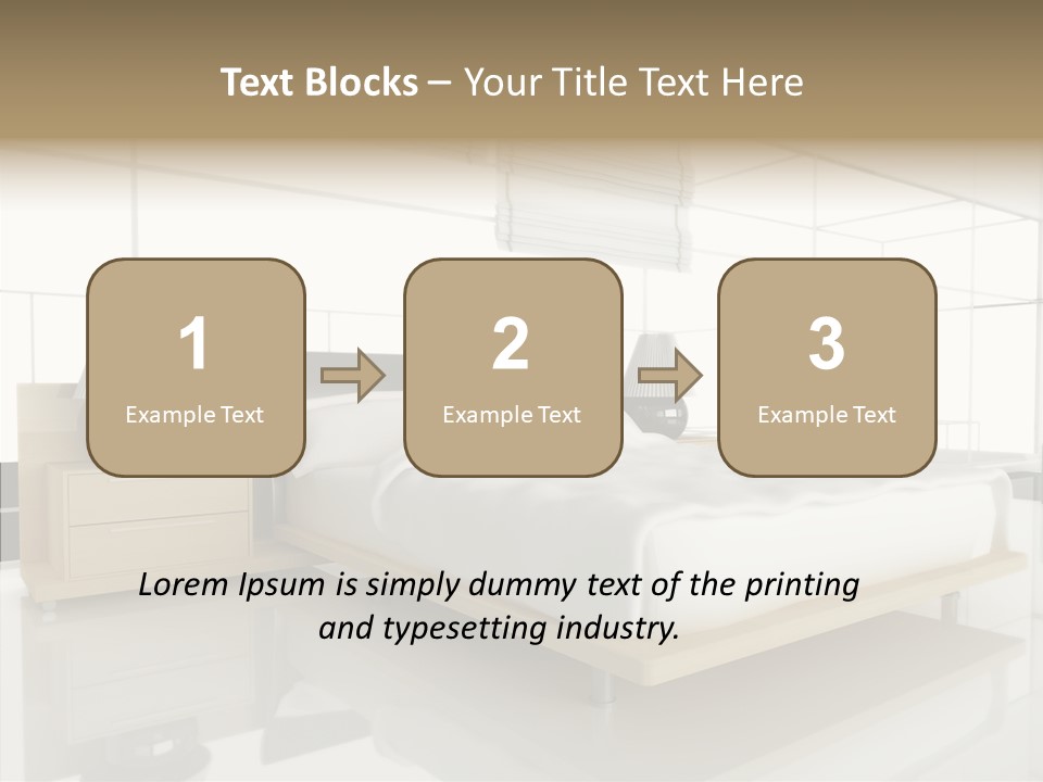 Beds Lights Morning PowerPoint Template