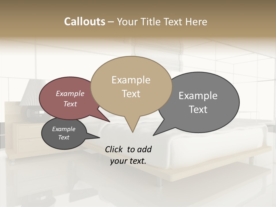Beds Lights Morning PowerPoint Template