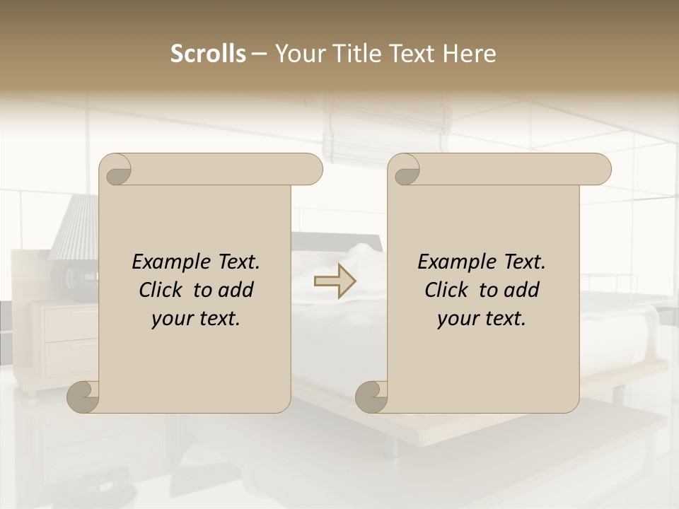 Beds Lights Morning PowerPoint Template