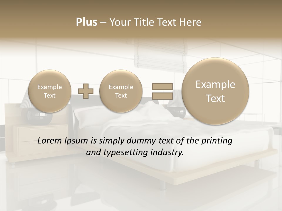 Beds Lights Morning PowerPoint Template