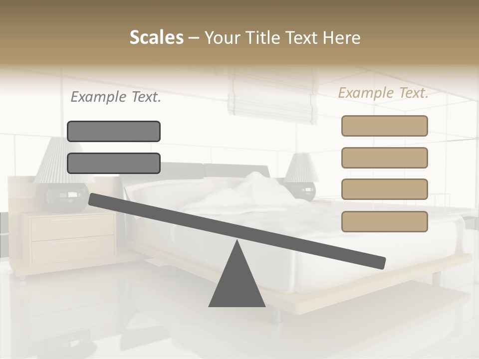 Beds Lights Morning PowerPoint Template