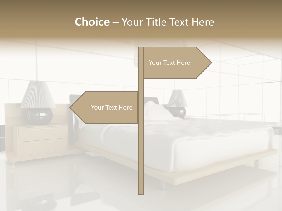 Beds Lights Morning PowerPoint Template