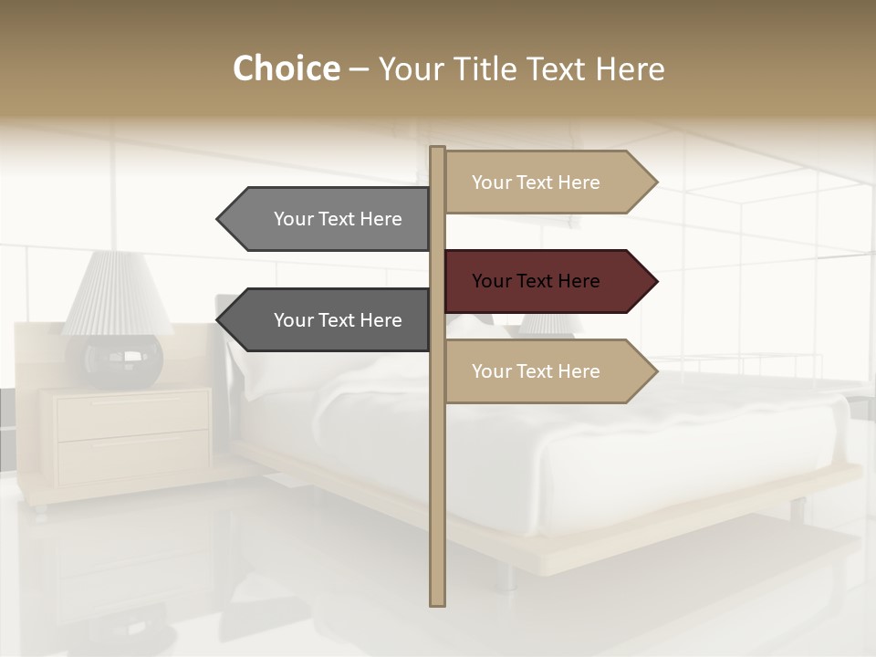 Beds Lights Morning PowerPoint Template