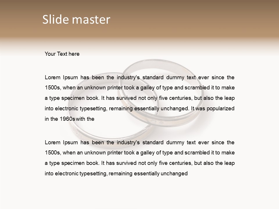 Celebration Romance Brilliant PowerPoint Template