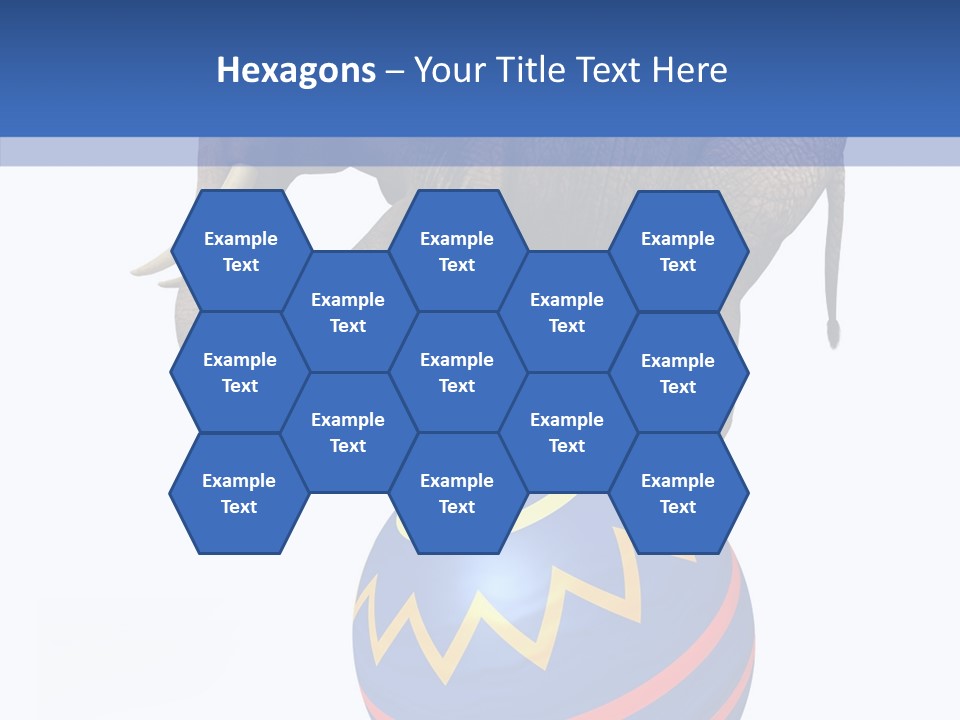 Standing Animal Pachyderm PowerPoint Template