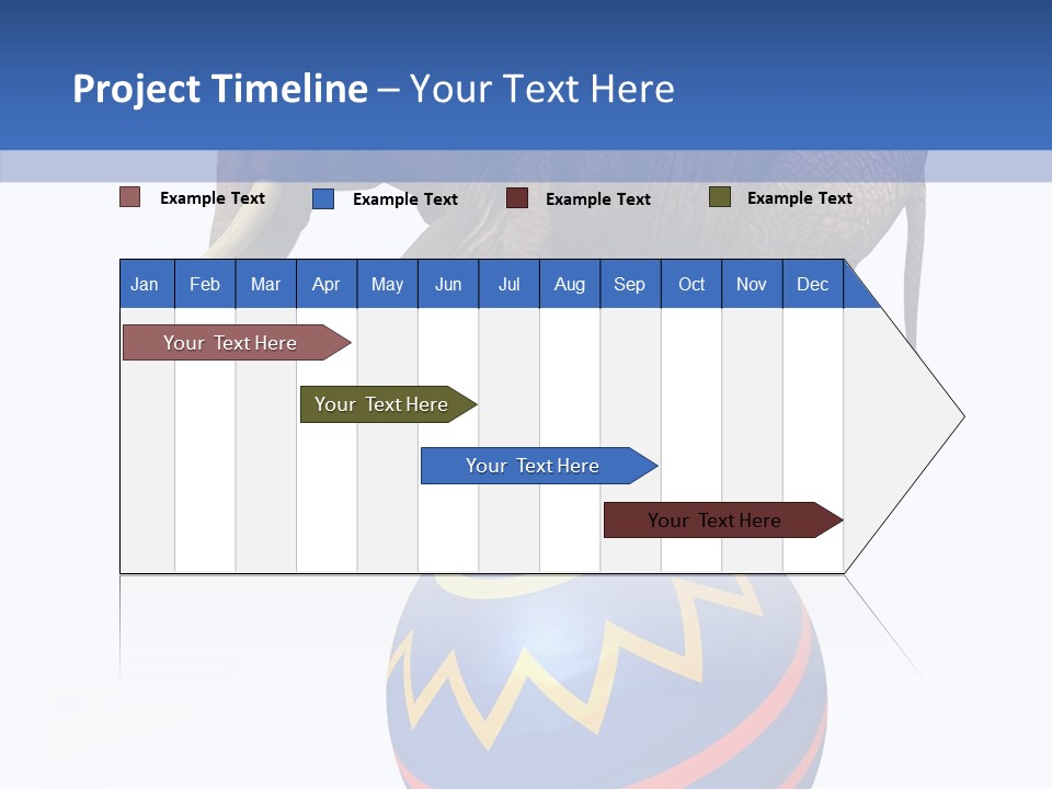 Standing Animal Pachyderm PowerPoint Template
