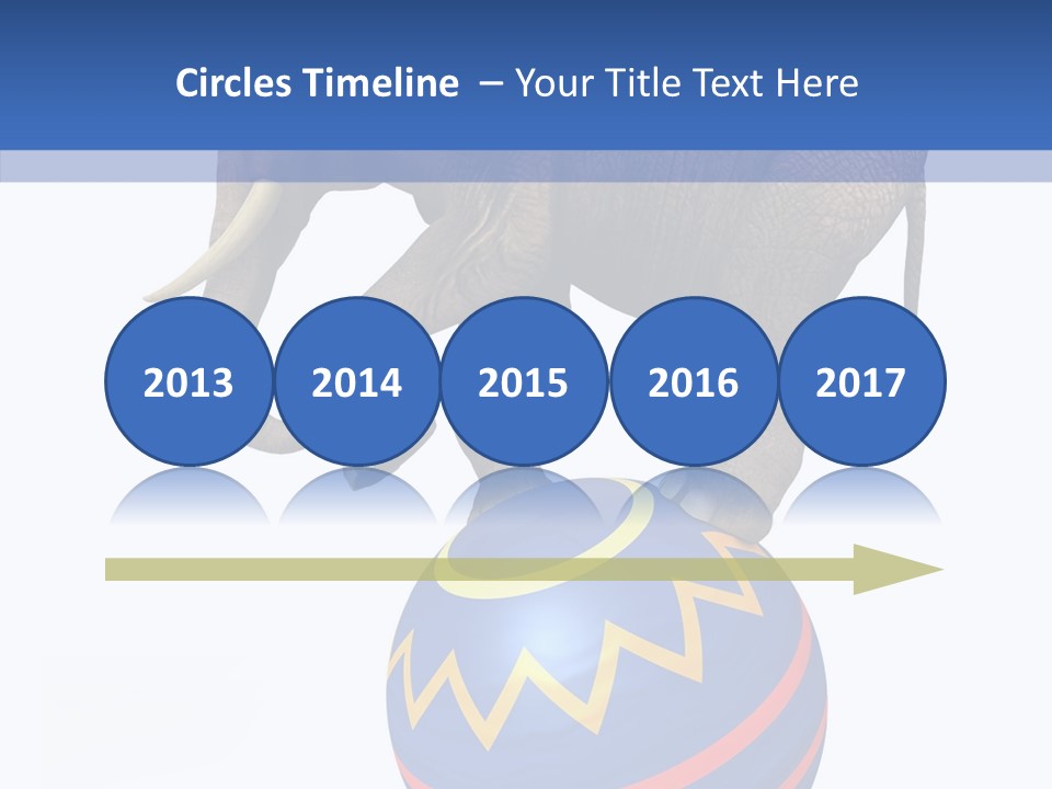 Standing Animal Pachyderm PowerPoint Template