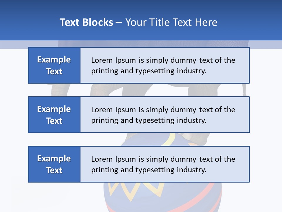 Standing Animal Pachyderm PowerPoint Template