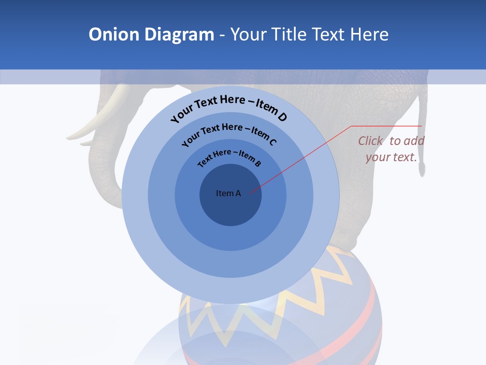 Standing Animal Pachyderm PowerPoint Template