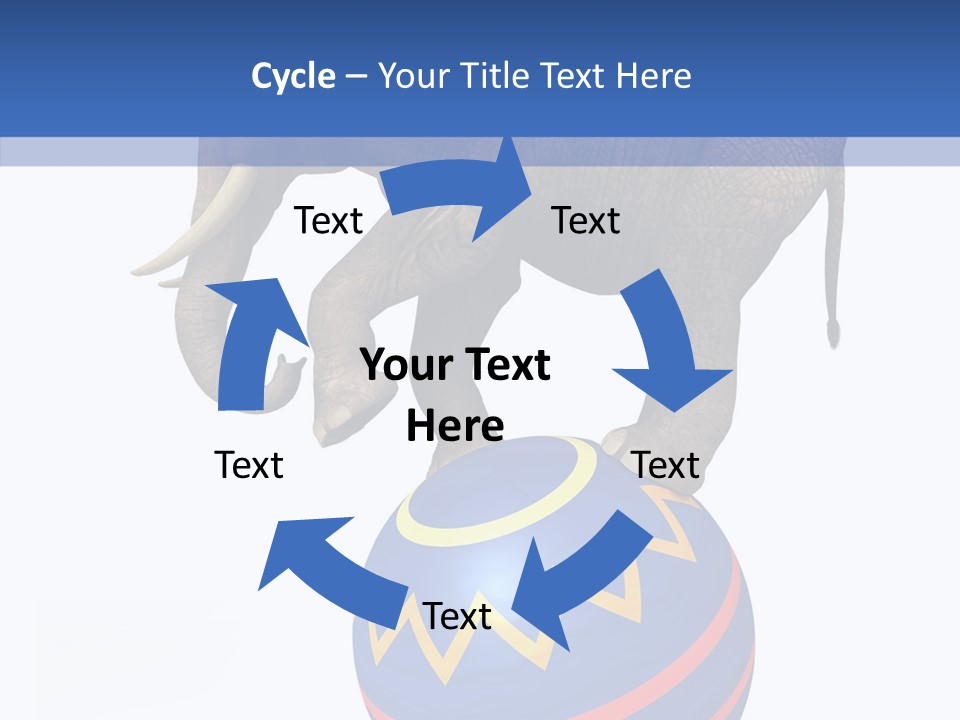 Standing Animal Pachyderm PowerPoint Template