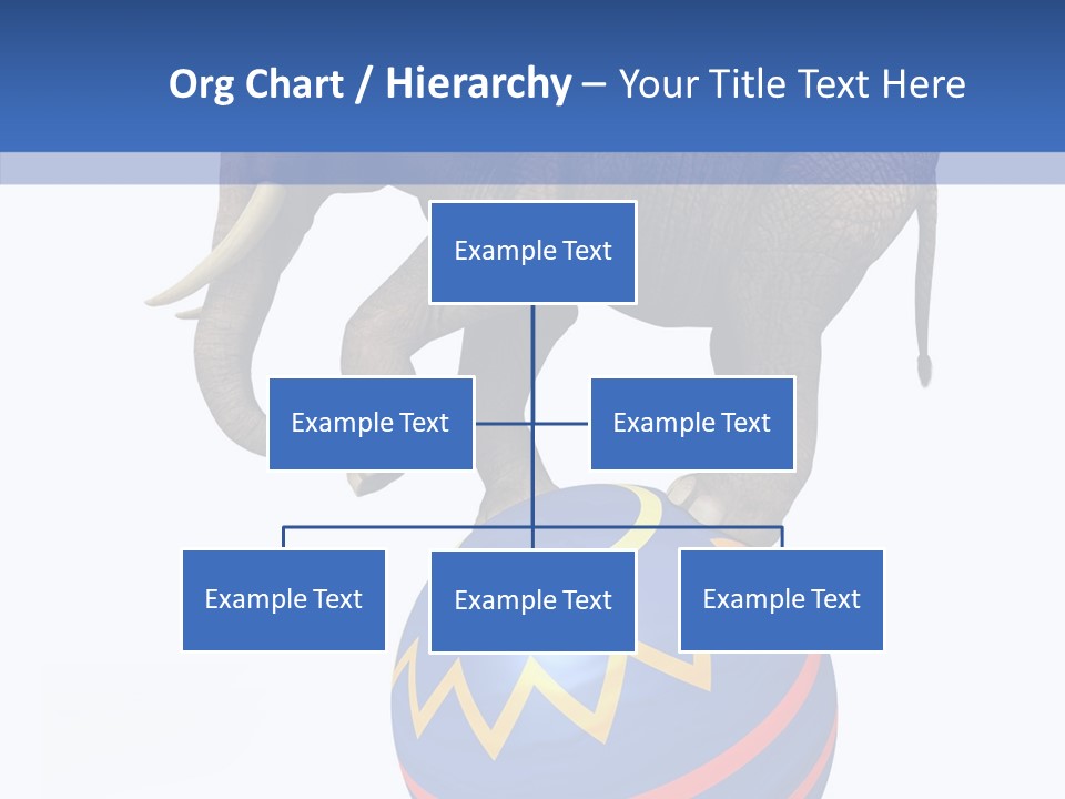 Standing Animal Pachyderm PowerPoint Template