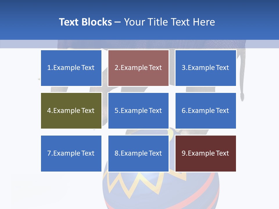 Standing Animal Pachyderm PowerPoint Template