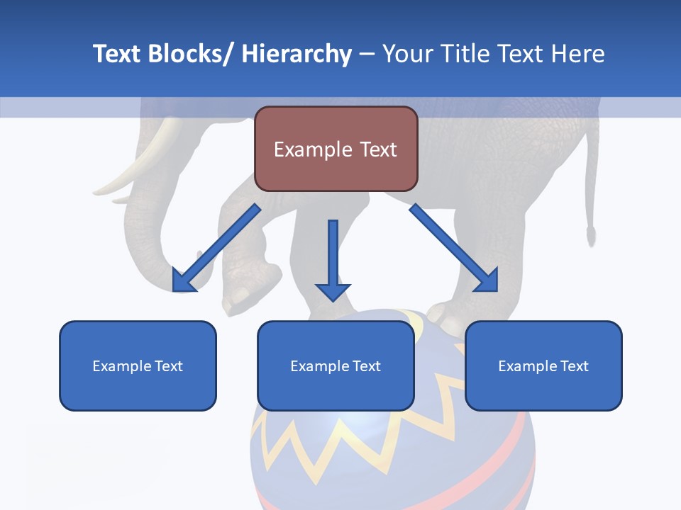 Standing Animal Pachyderm PowerPoint Template