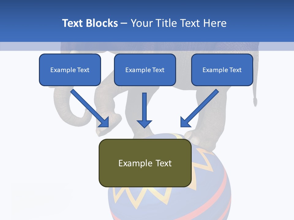 Standing Animal Pachyderm PowerPoint Template