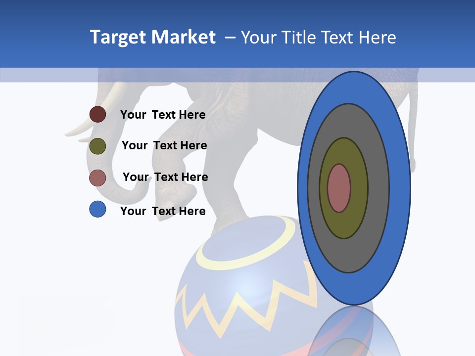 Standing Animal Pachyderm PowerPoint Template