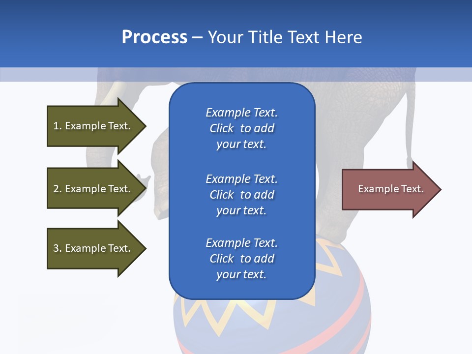 Standing Animal Pachyderm PowerPoint Template