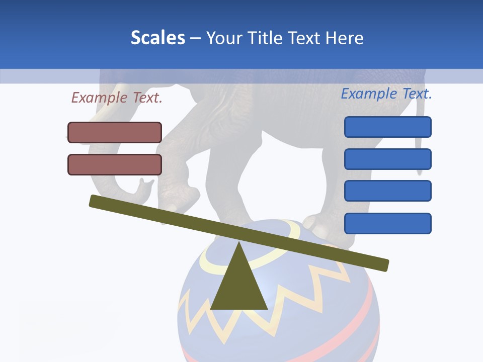 Standing Animal Pachyderm PowerPoint Template