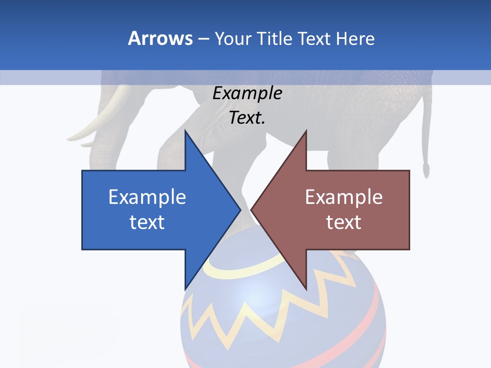 Standing Animal Pachyderm PowerPoint Template