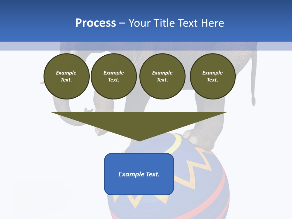 Standing Animal Pachyderm PowerPoint Template