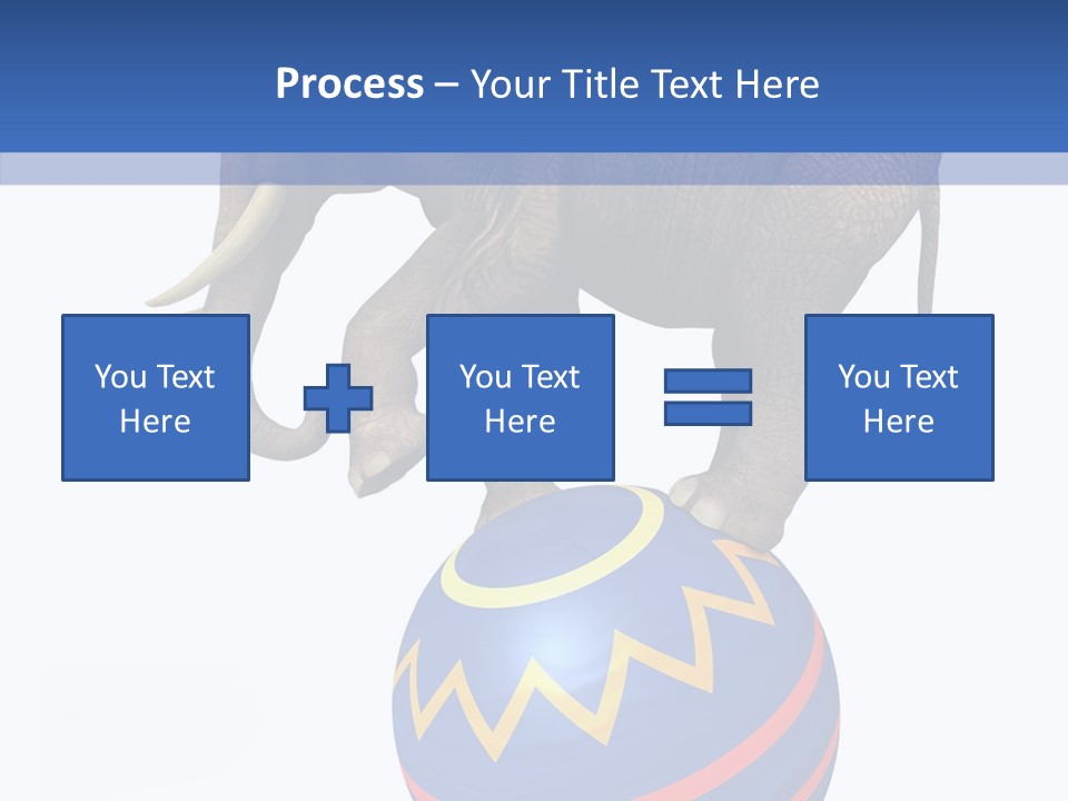 Standing Animal Pachyderm PowerPoint Template