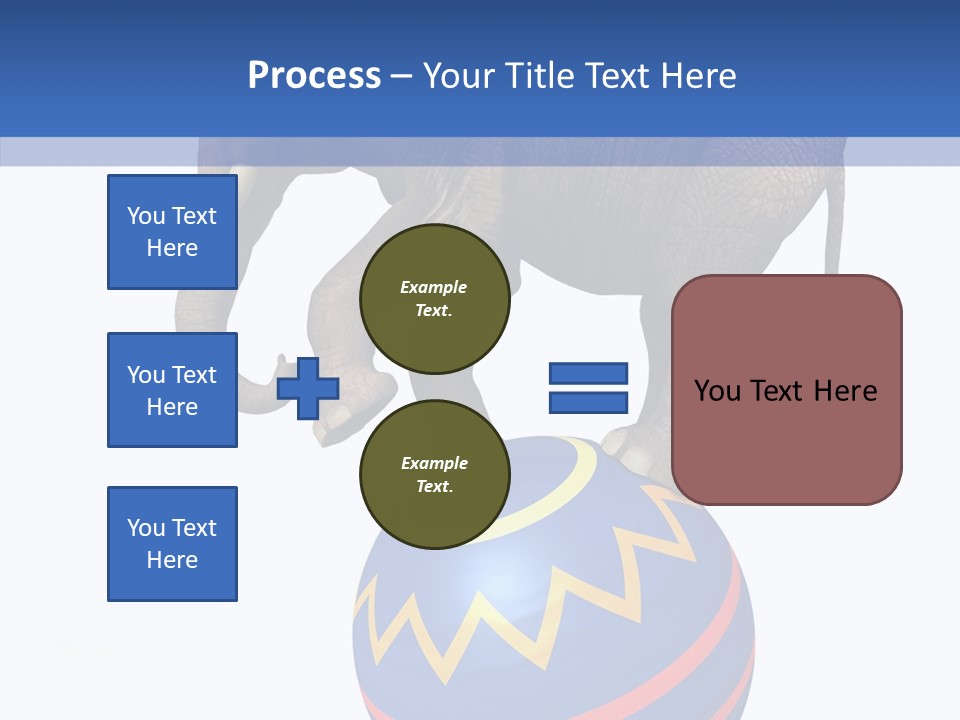 Standing Animal Pachyderm PowerPoint Template
