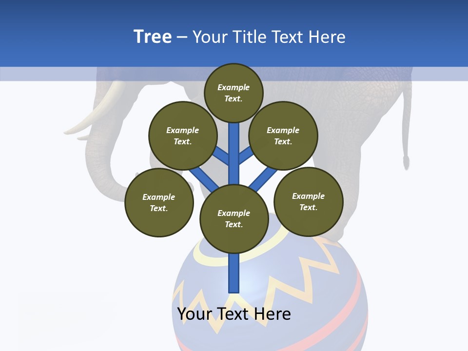 Standing Animal Pachyderm PowerPoint Template