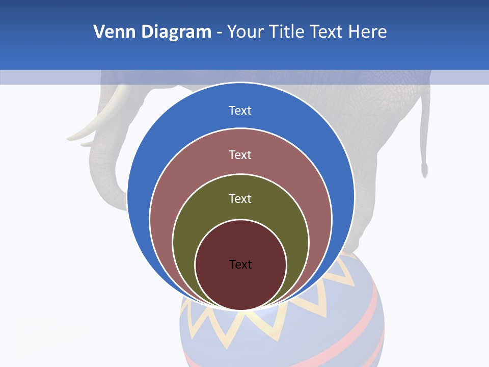 Standing Animal Pachyderm PowerPoint Template