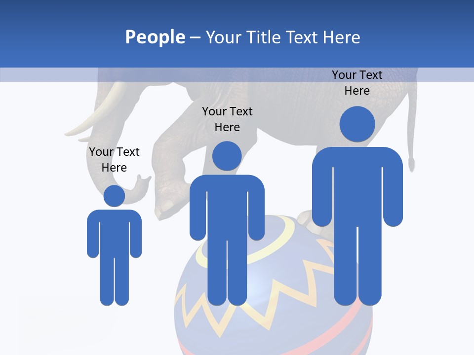 Standing Animal Pachyderm PowerPoint Template