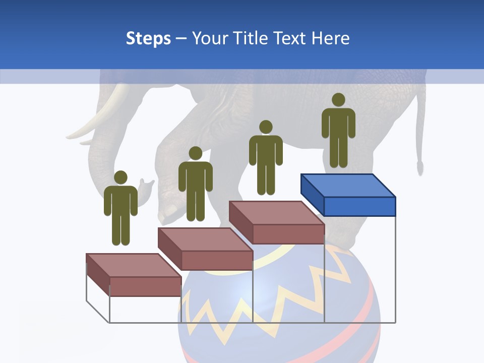 Standing Animal Pachyderm PowerPoint Template