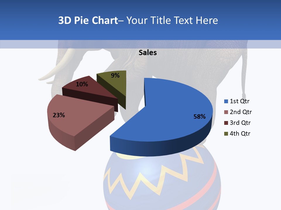 Standing Animal Pachyderm PowerPoint Template