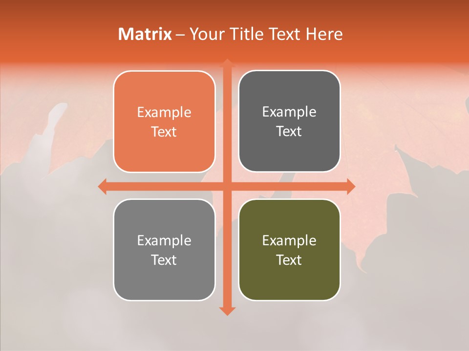 Autumn Light Nature PowerPoint Template