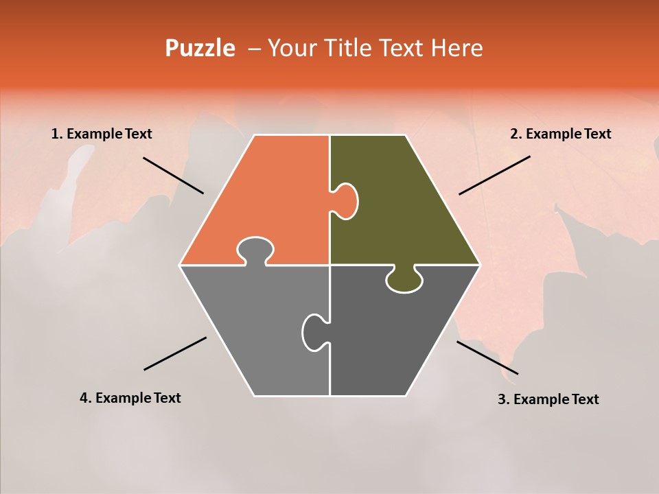 Autumn Light Nature PowerPoint Template