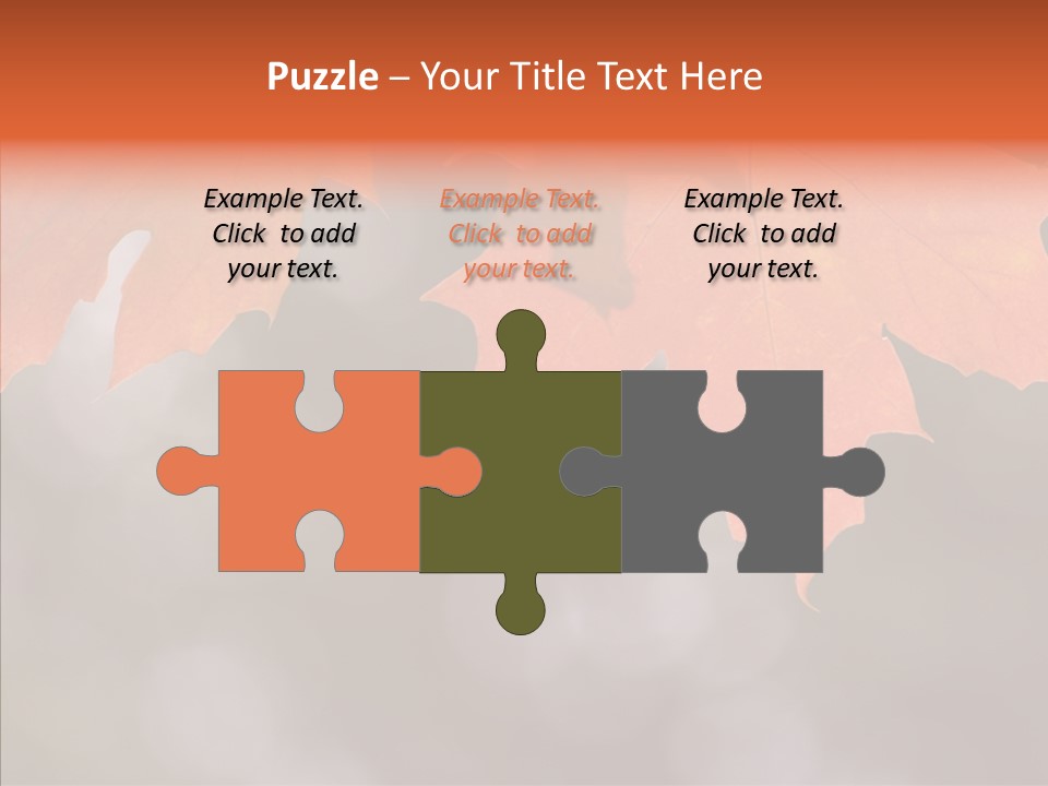 Autumn Light Nature PowerPoint Template