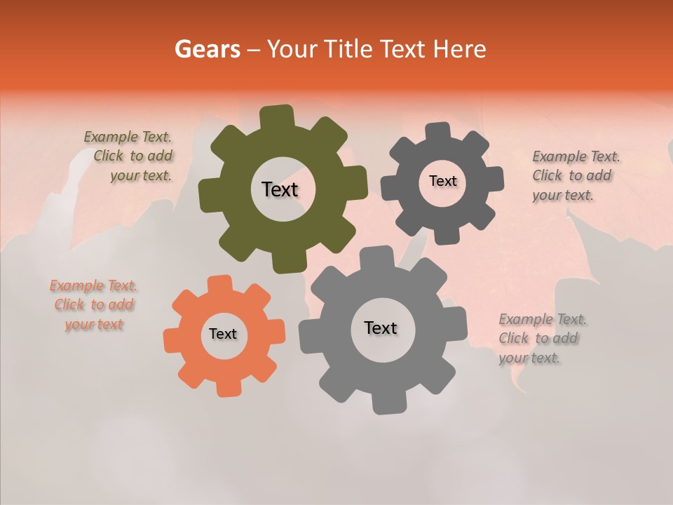 Autumn Light Nature PowerPoint Template