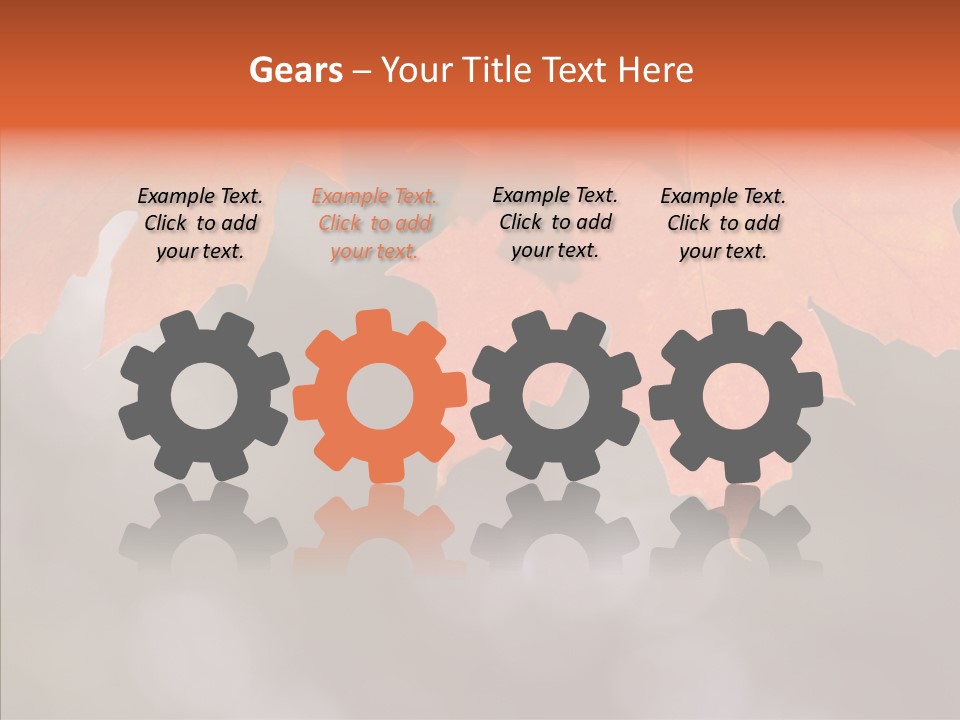 Autumn Light Nature PowerPoint Template