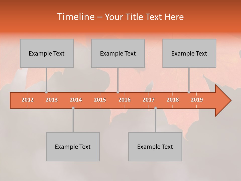 Autumn Light Nature PowerPoint Template