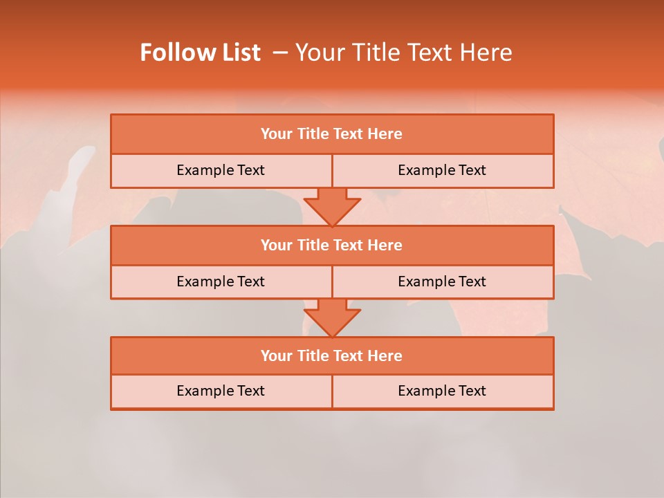 Autumn Light Nature PowerPoint Template