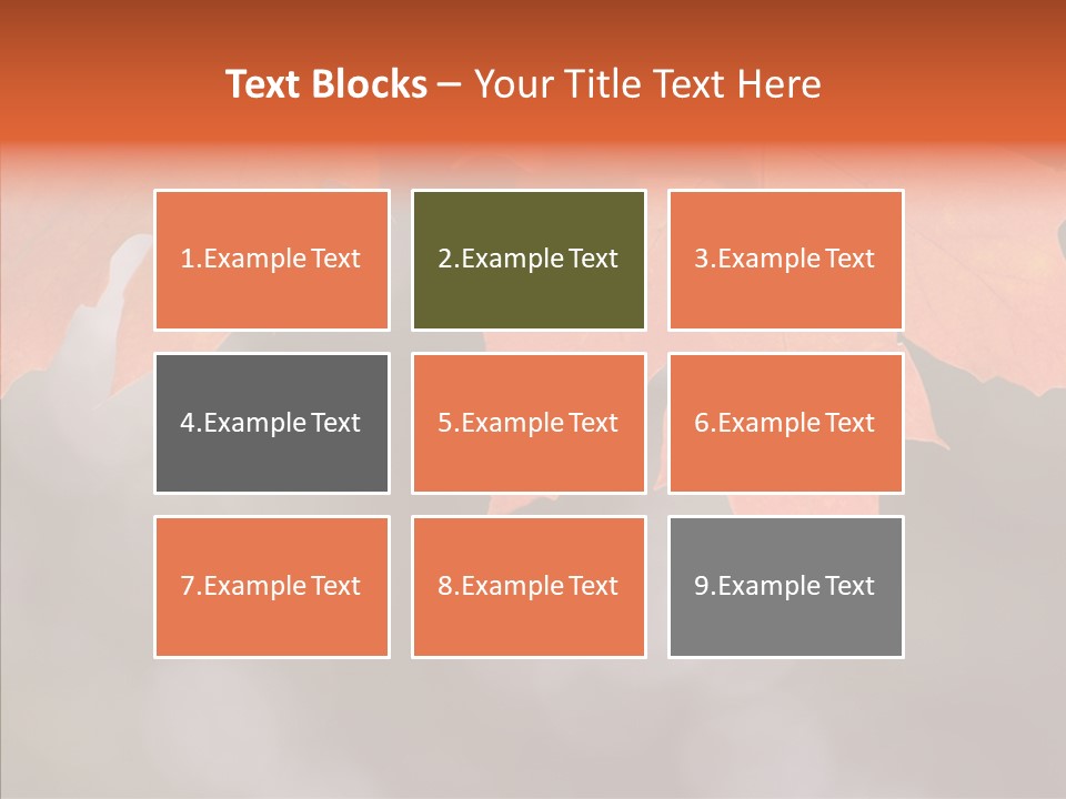 Autumn Light Nature PowerPoint Template