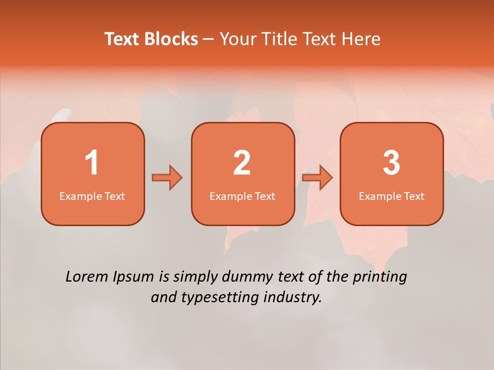 Autumn Light Nature PowerPoint Template