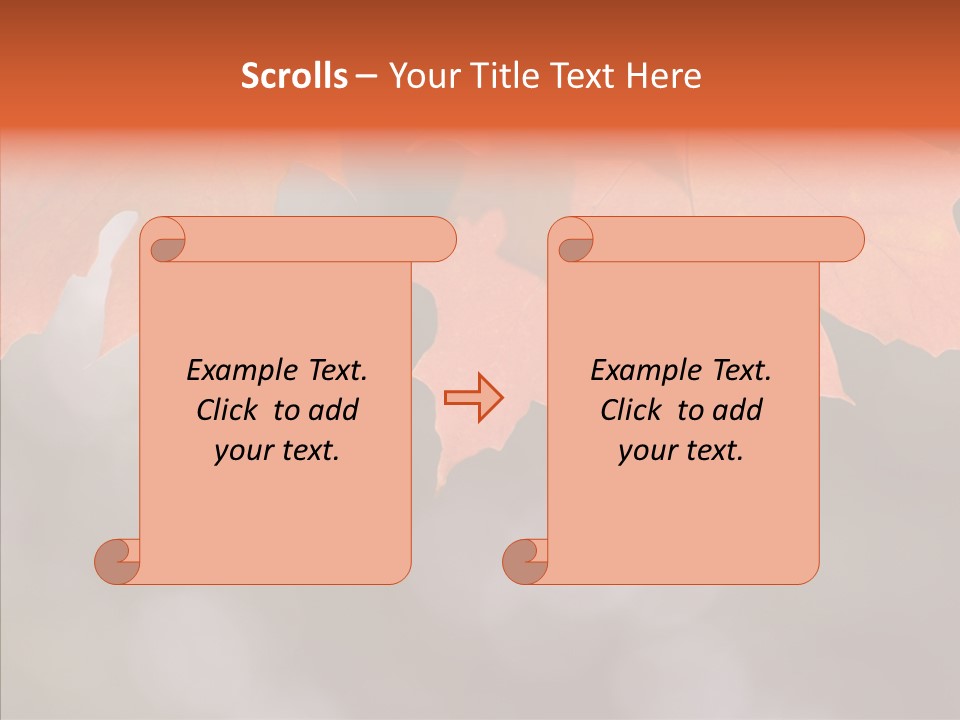Autumn Light Nature PowerPoint Template