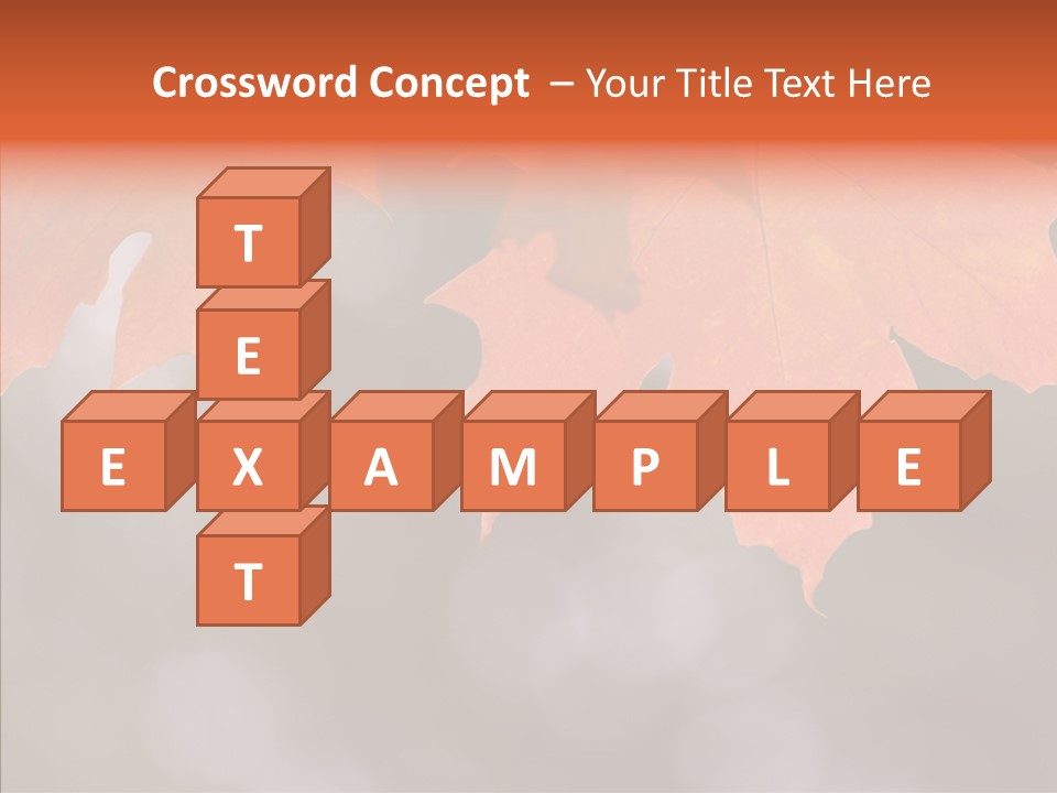 Autumn Light Nature PowerPoint Template