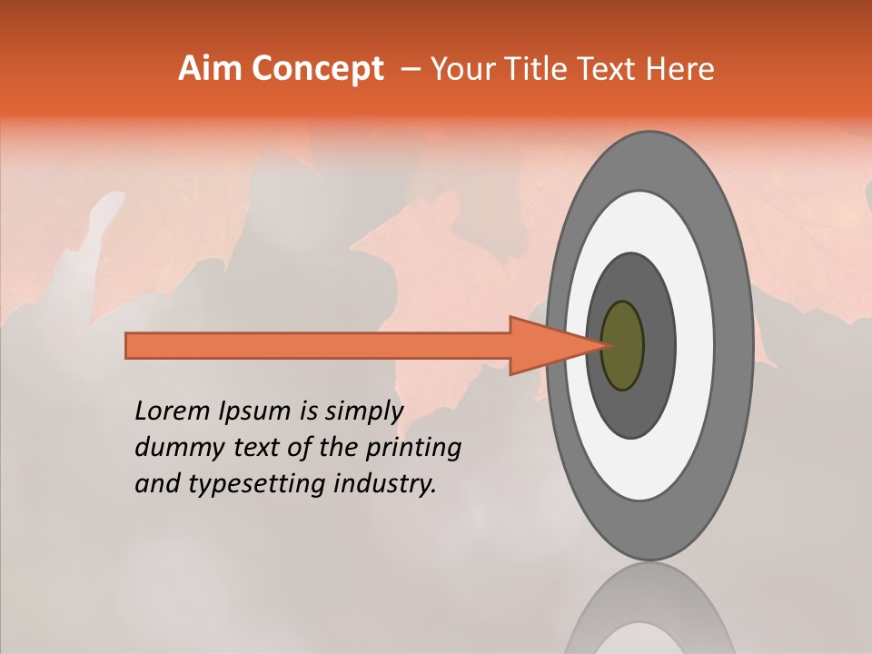 Autumn Light Nature PowerPoint Template