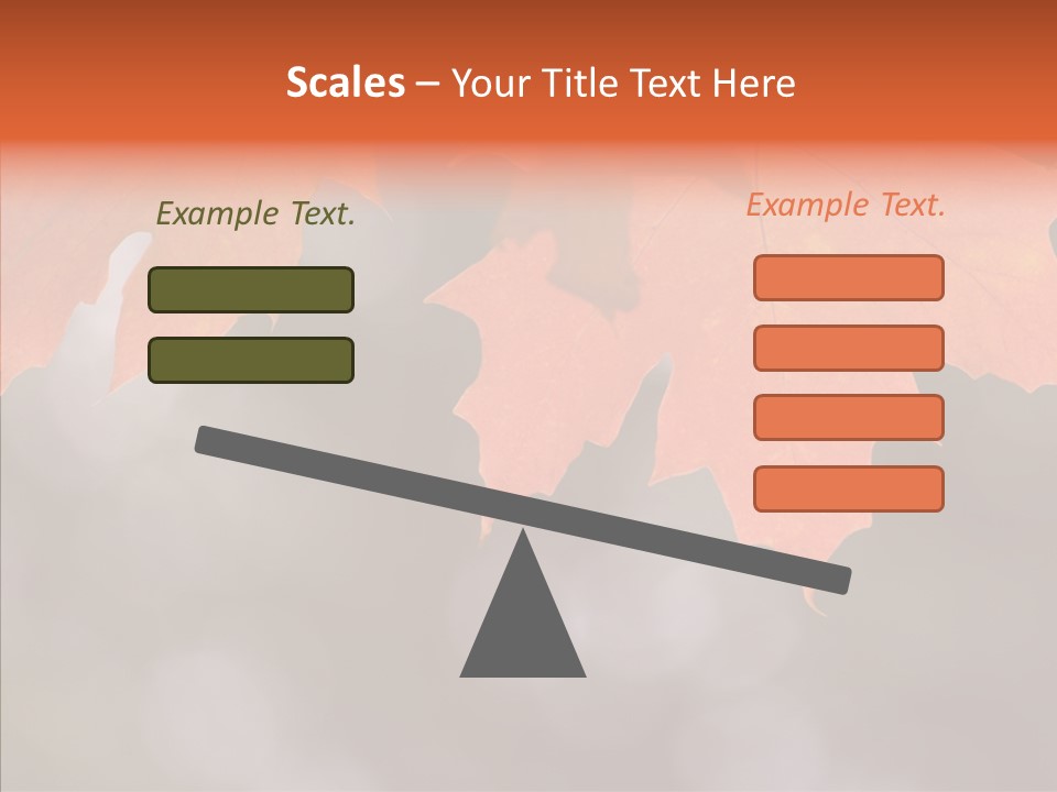 Autumn Light Nature PowerPoint Template