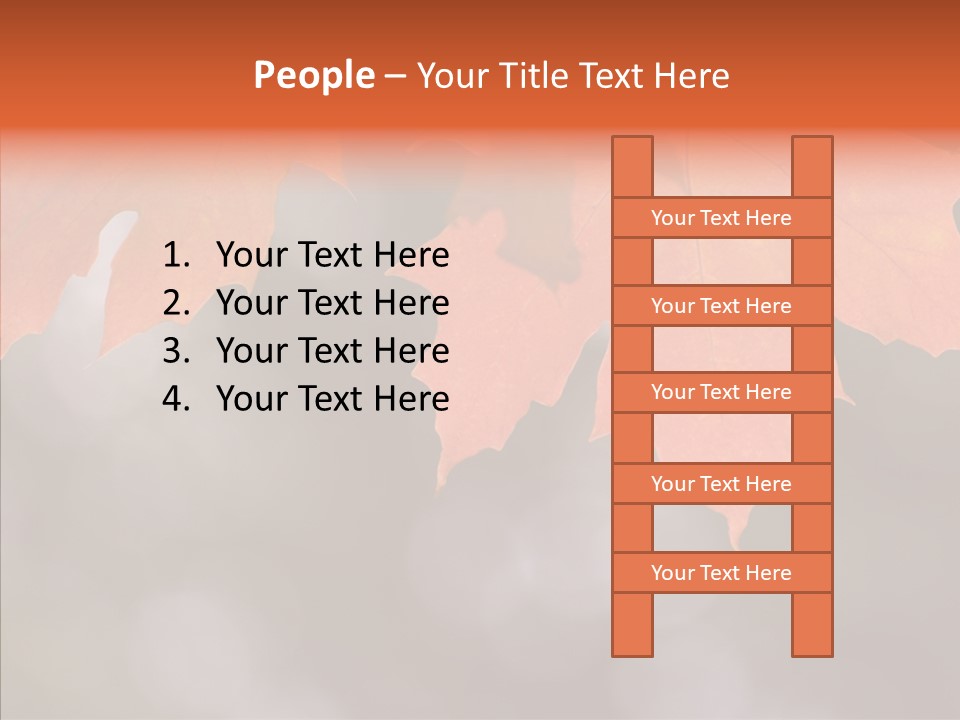 Autumn Light Nature PowerPoint Template