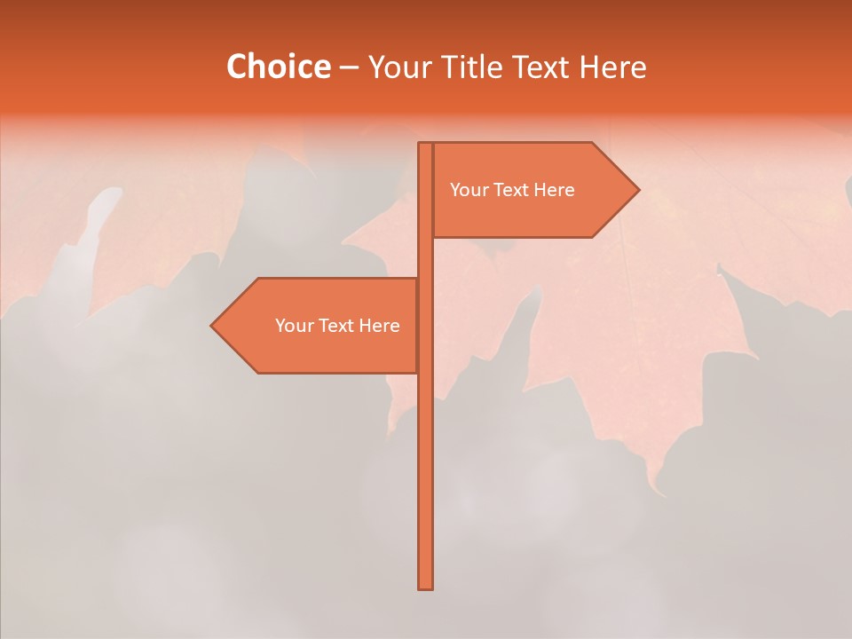 Autumn Light Nature PowerPoint Template